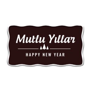 Yeni Yıl Yazı Plaka 312